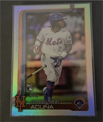 2025 Topps Series 2 #524 Luisangel Acuna — front