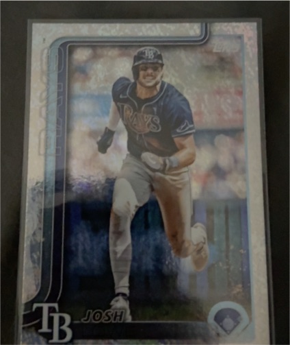 2025 Topps #497 Josh Lowe — front