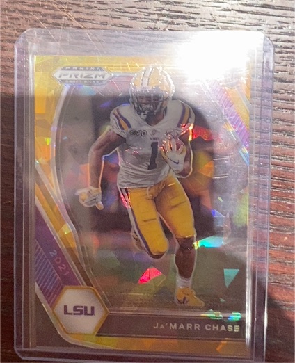 2021 Panini Prizm Draft Picks #112 Ja'Marr Chase — front