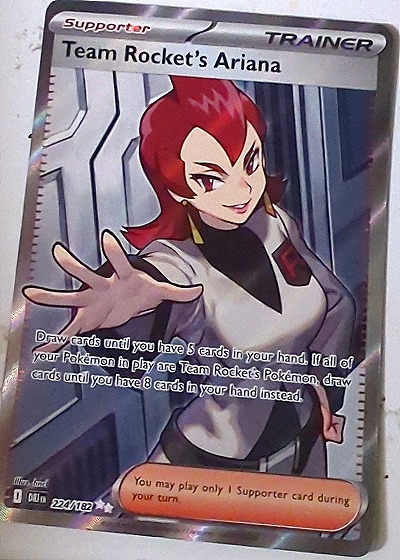 2025 Pokémon TCG SV10 Destined Rivals #224 Team Rocket's Ariana — front
