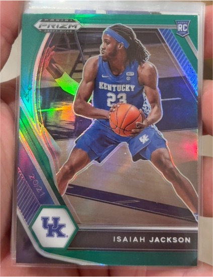 2021 Panini Prizm Draft Picks #16 Isaiah Jackson — front