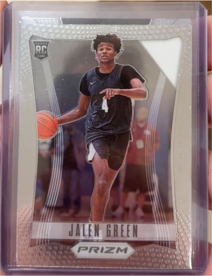 2021-22 Panini Prizm Draft Picks Flashback #4 Jalen Green RC — front