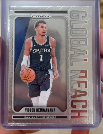 2024-25 Panini Prizm #9 Victor Wembanyama Global Reach — front