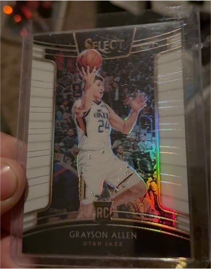2018-19 Panini Select #9 Grayson Allen Rookie Card — front