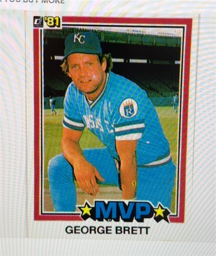 1981 Donruss #491 George Brett — front