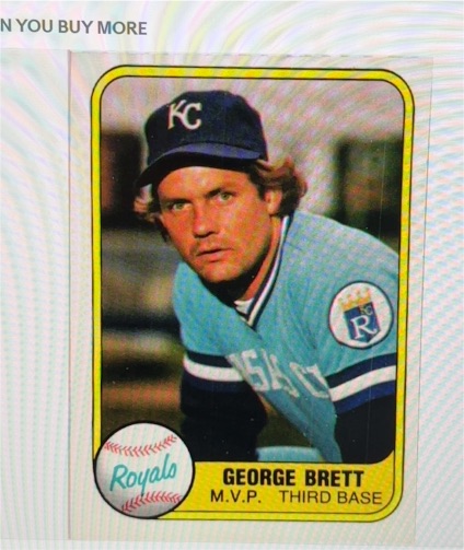 1981 Fleer #28 George Brett — front