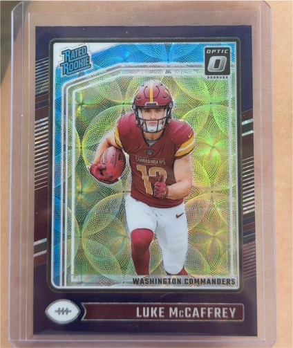 2024 Panini Donruss Optic #268 Luke McCaffrey — front