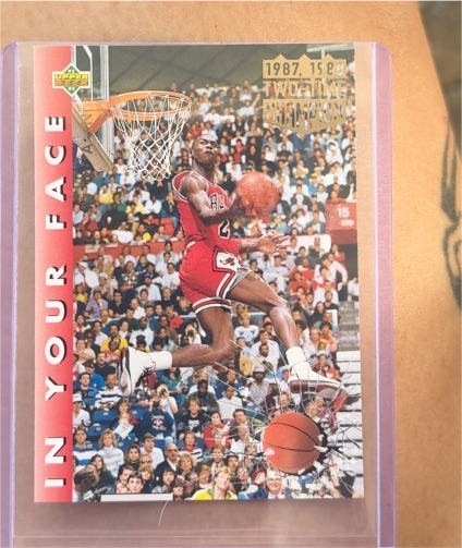 1992-93 Upper Deck #453 Michael Jordan In Your Face — front