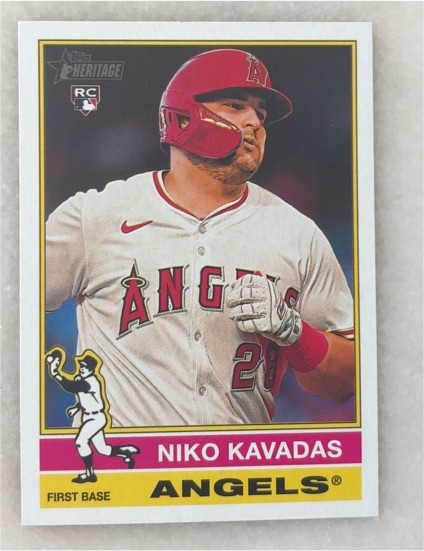 2025 Topps Heritage #320 Niko Kavadas — front