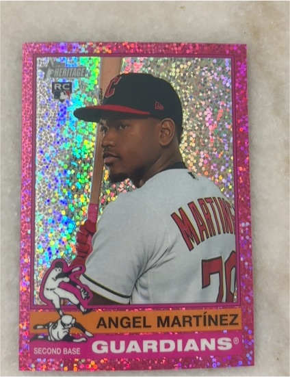 2025 Topps Heritage #338 Angel Martínez — front