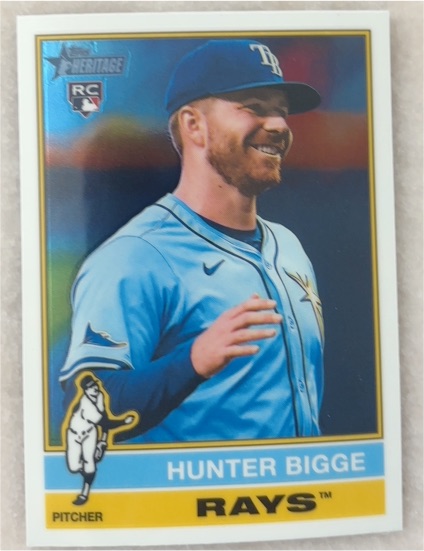 2025 Topps Heritage #256 Hunter Bigge — front