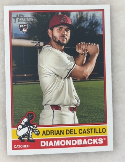 2025 Topps Heritage #270 Adrian Del Castillo — front