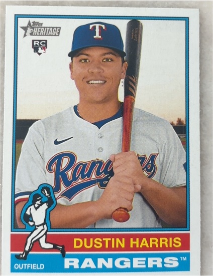 2025 Topps Heritage #114 Dustin Harris — front