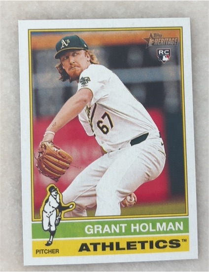 2025 Topps Heritage #40 Grant Holman — front