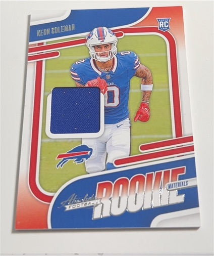 2024 Panini Absolute Rookie Materials #ARM-KCN Keon Coleman — front