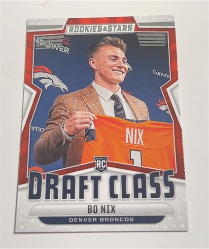 2024 Panini Rookies & Stars Draft Class #DC-BNX Bo Nix — front