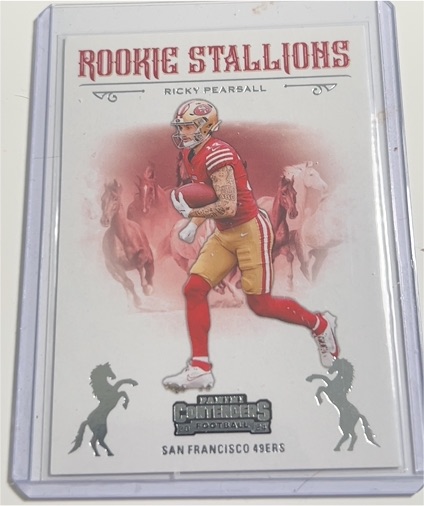 2024 Panini Contenders #15 Ricky Pearsall Rookie Stallions — front
