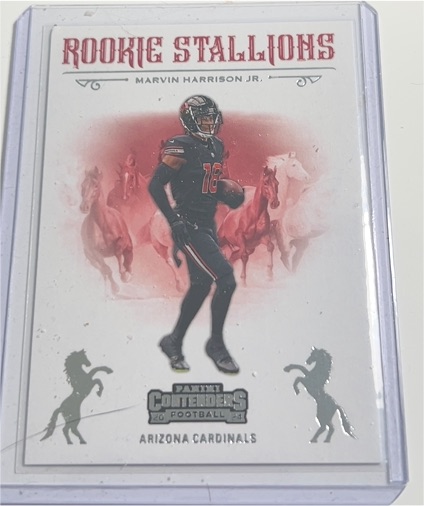 2024 Panini Contenders #5 Marvin Harrison Jr. — front