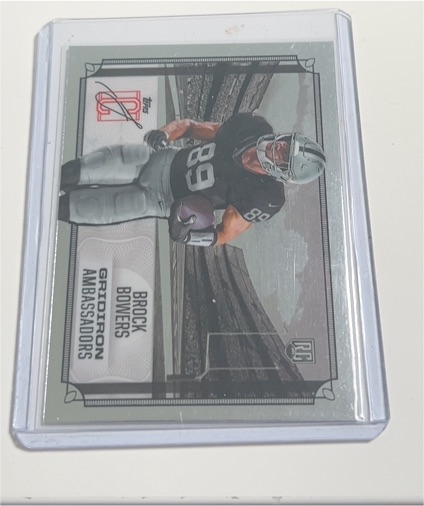 2024 Topps Signature Class #GA-11 Brock Bowers — front