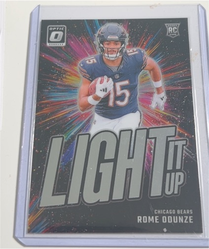 2024 Panini Donruss Optic #10 Rome Odunze Light It Up Rookie — front