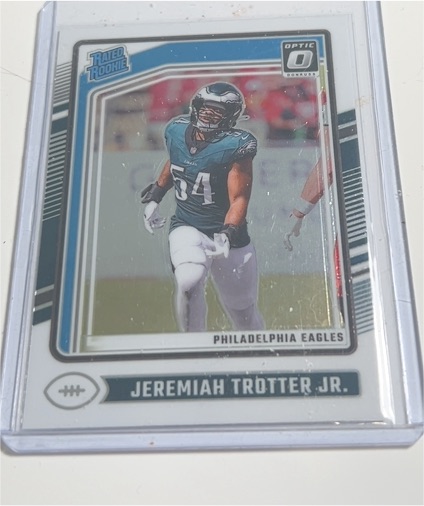 2024 Panini Donruss Optic #250 Jeremiah Trotter Jr Rated Rookie Philadelphia Eagles — front