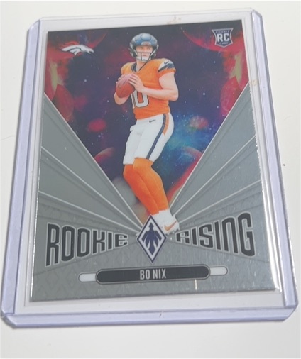 2024 Panini Phoenix #RR-BNX Bo Nix Rookie Rising — front