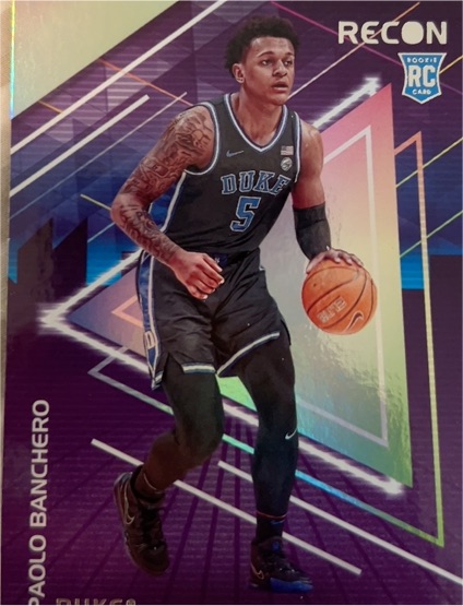 2022 Panini Chronicles Draft Picks Recon #2 Paolo Banchero Rookie — front
