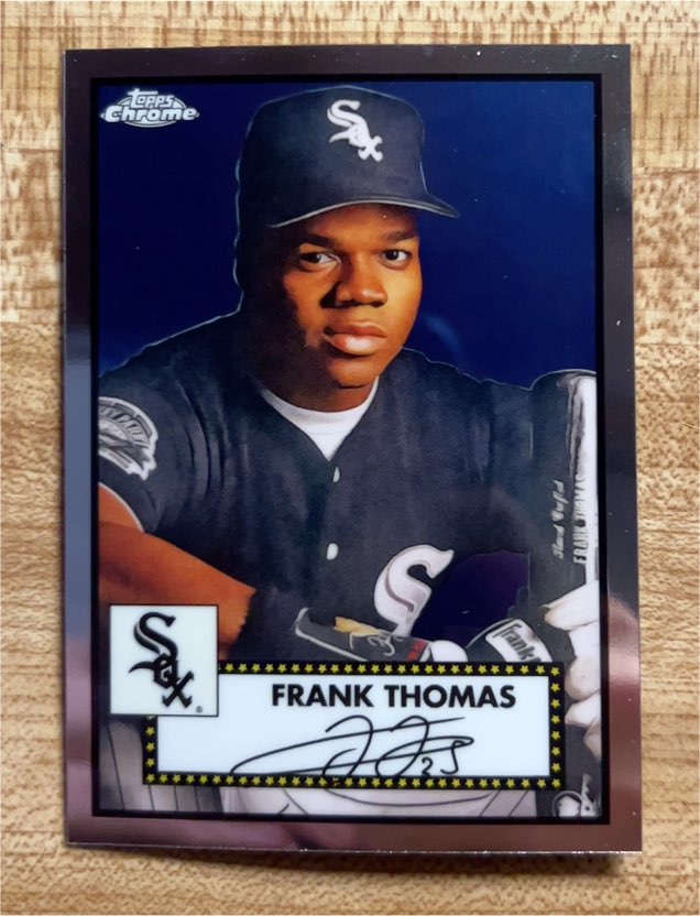 2021 Topps Chrome Platinum Anniversary #506 Frank Thomas — front