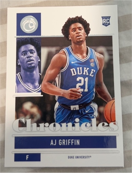 2022-23 Panini Chronicles Draft Picks #16 AJ Griffin — front
