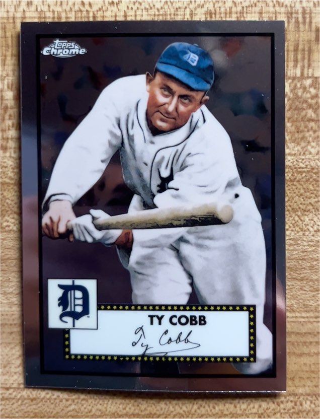 2021 Topps Chrome Platinum Anniversary #611 Ty Cobb — front