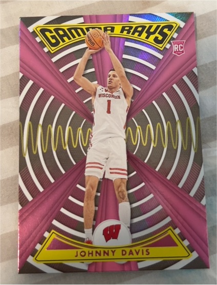 2022 Panini Chronicles Draft Picks Gamma Rays #ZG-JDA Johnny Davis — front