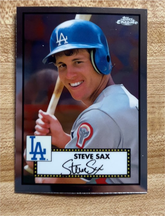 2021 Topps Chrome Platinum Anniversary #690 Steve Sax — front