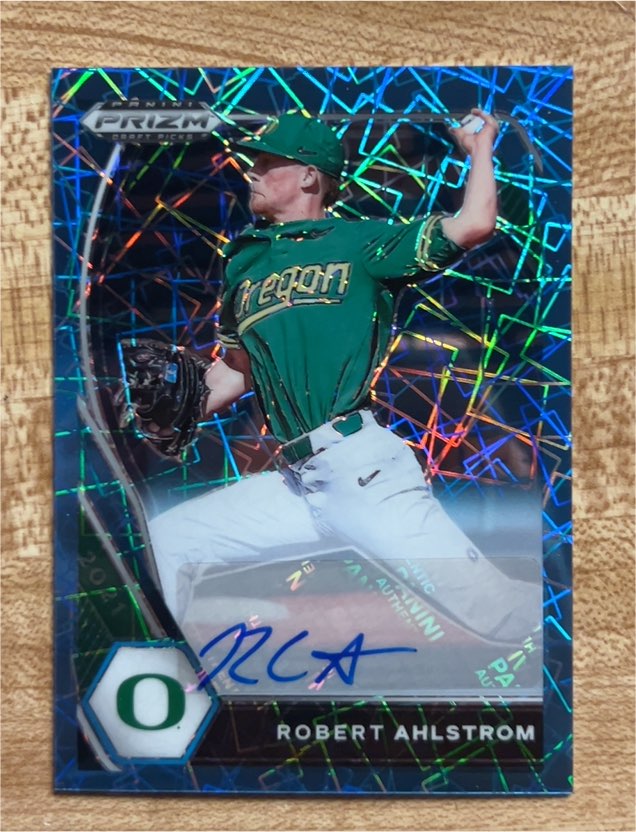 2021 Panini Prizm Draft Picks Robert Ahlstrom — front