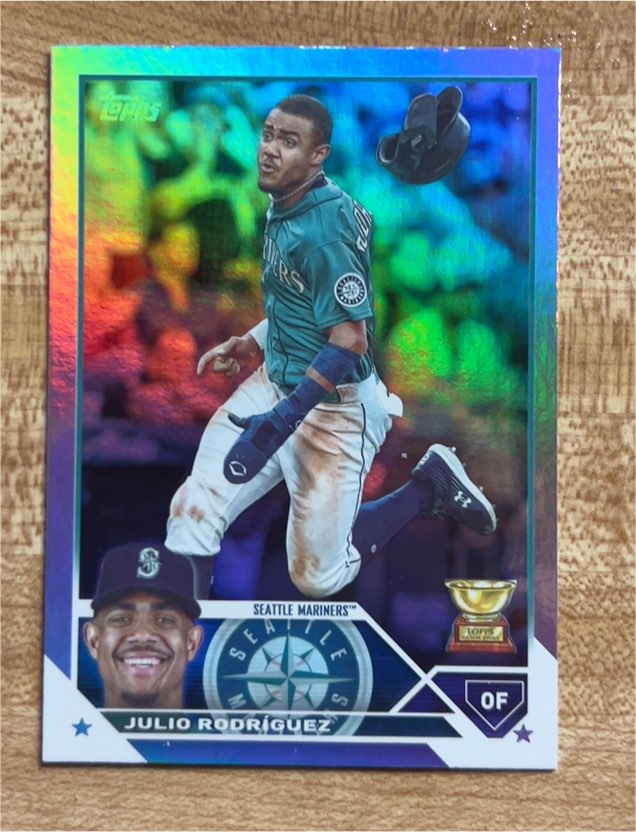 2023 Topps Series 1 #330 Julio Rodriguez Rookie Cup — front