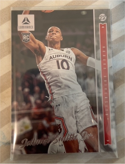 2022 Panini Chronicles Draft Picks Luminance #9 Jabari Smith Jr — front