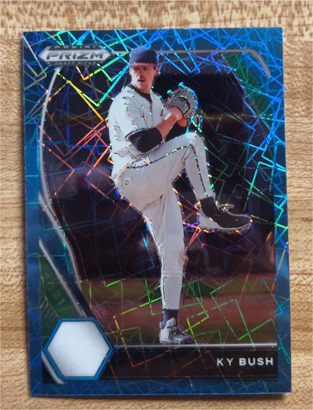 2021 Panini Prizm Draft Picks #PDP45 Ky Bush — front