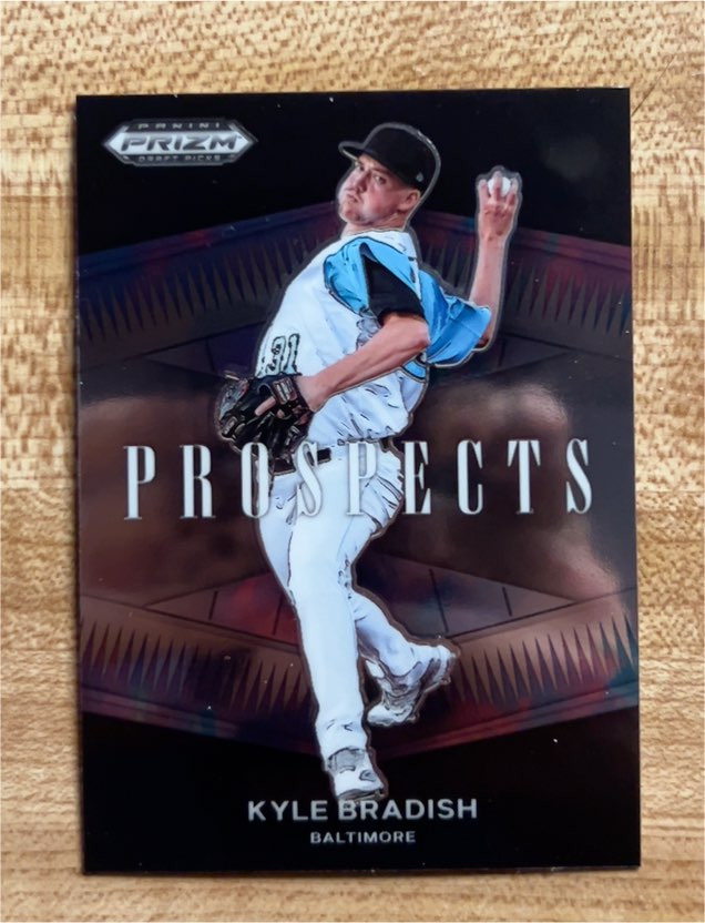 2021 Panini Prizm Draft Picks #P-KB Kyle Bradish Prospects — front