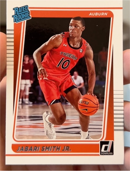 2022 Panini Chronicles Draft Picks Donruss Rated Rookies #9 Jabari Smith Jr. — front