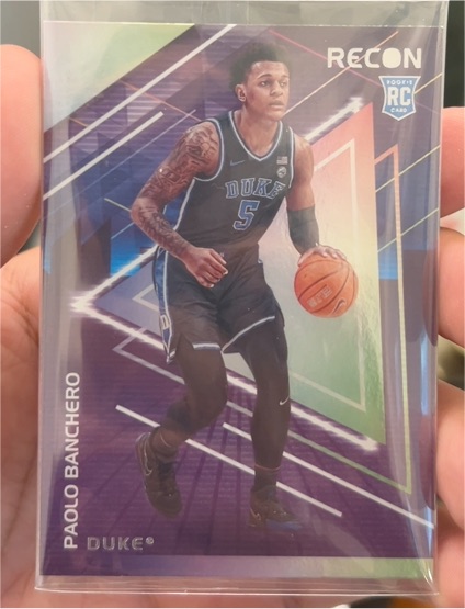 2022 Panini Chronicles Draft Picks Recon #2 Paolo Banchero RC — front