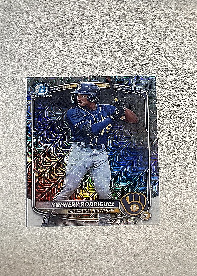 2025 Bowman Chrome #BCP-36 Yophery Rodriguez — front