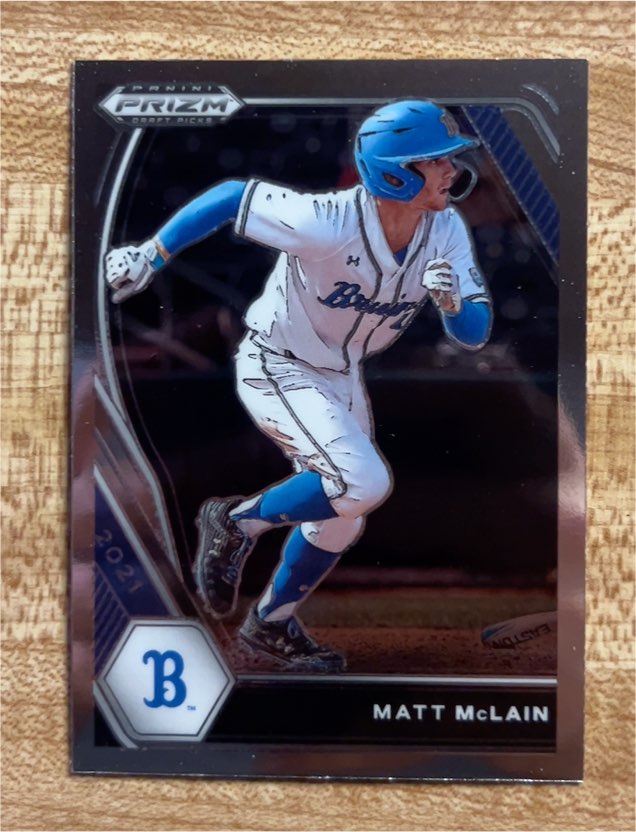 2021 Panini Prizm Draft Picks #PDP17 Matt McLain — front