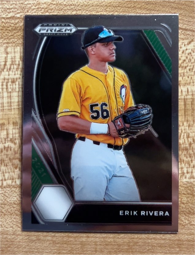 2021 Panini Prizm Draft Picks #PDP215 Erik Rivera — front
