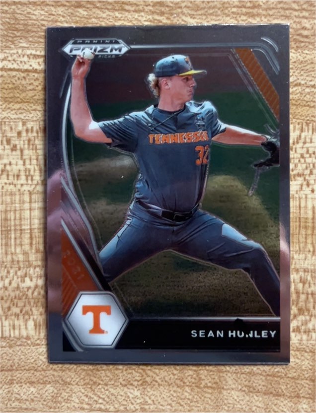 2021 Panini Prizm Draft Picks #PDP206 Sean Hunley — front