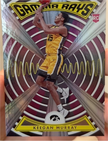 2022 Panini Chronicles Draft Picks Gamma Rays #ZG-KMU Keegan Murray — front