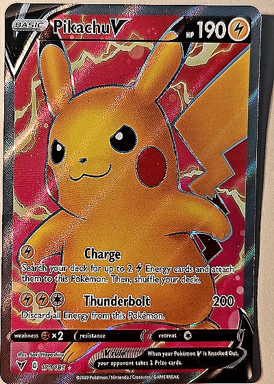 2020 Pokémon SWSH Vivid Voltage #170 Pikachu V — front