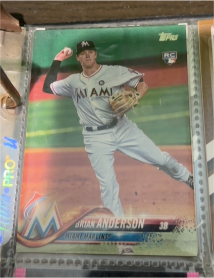 2018 Topps Chrome #22 Brian Anderson — front
