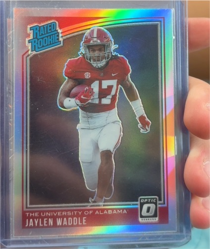 2021 Panini Chronicles Donruss Optic #207 Jaylen Waddle — front