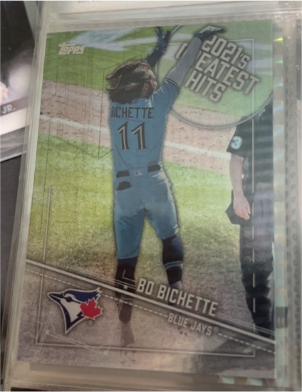 2022 Topps Series 1 2021's Greatest Hits #21GH-2 Bo Bichette — front