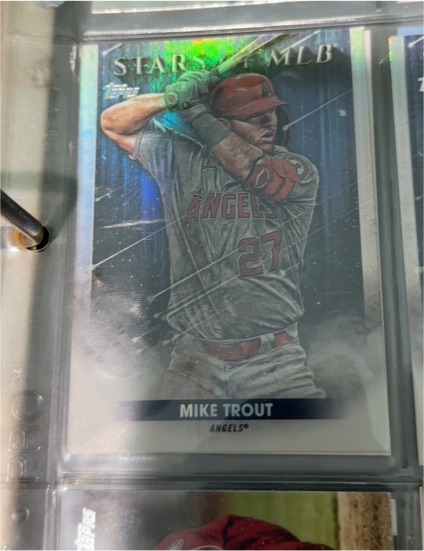 2022 Topps Stars of MLB #SMLB-1 Mike Trout — front