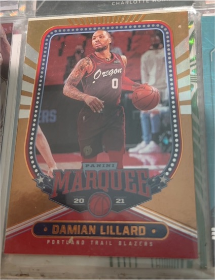 2020-21 Panini Chronicles Marquee #257 Damian Lillard — front